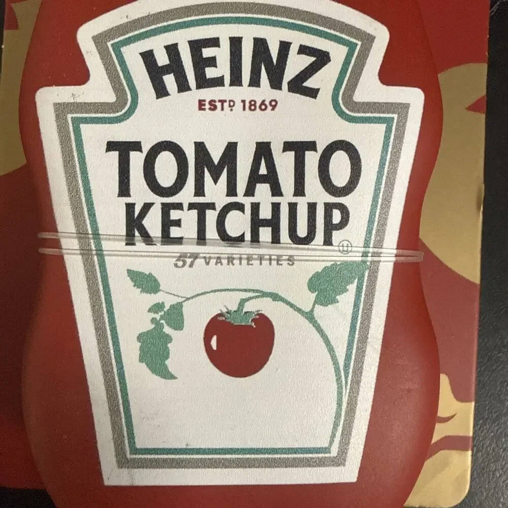 Brand New Heinz Tomato Ketchup Squeak Vinyl Dog Toy